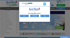 Desktop Screenshot of justmore.dk